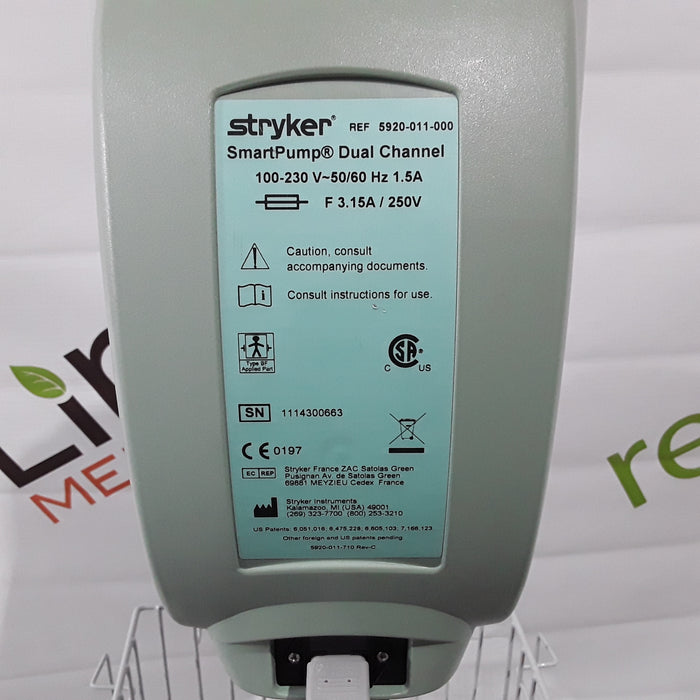 Stryker Medical SmartPump Dual Channel Tourniquet