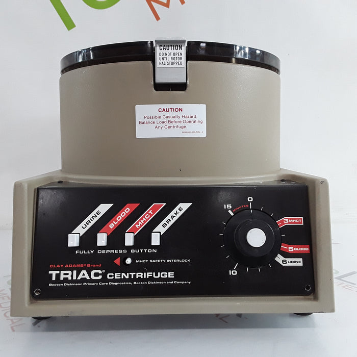 Clay Adams 0200 Triac Urine Blood MHCT Centrifuge