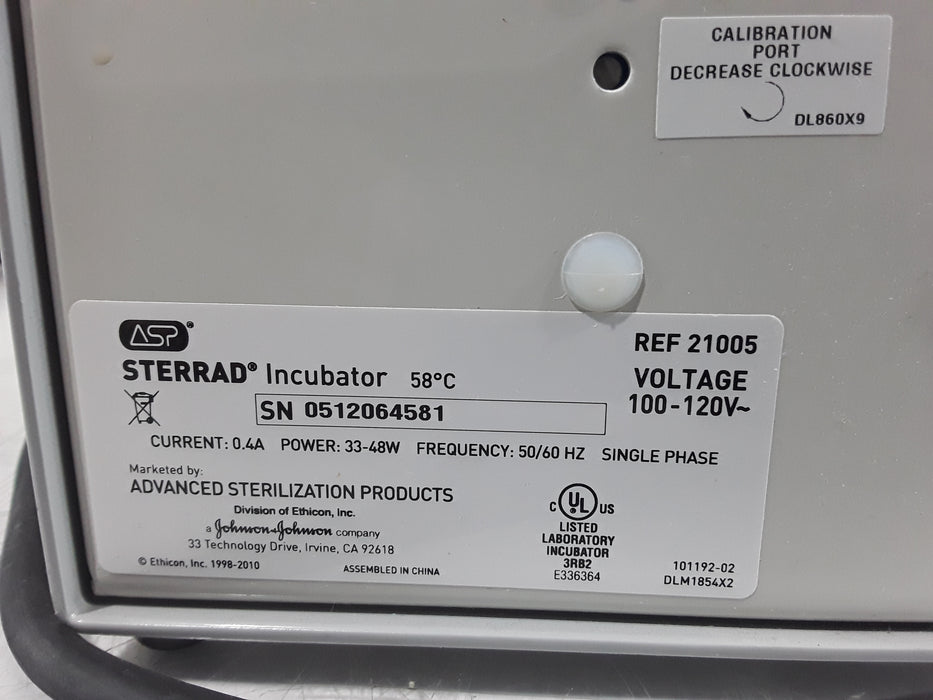 ASP Sterrad 21005 Incubator
