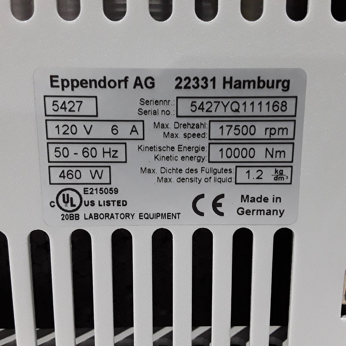 Eppendorf 5430 Centrifuge
