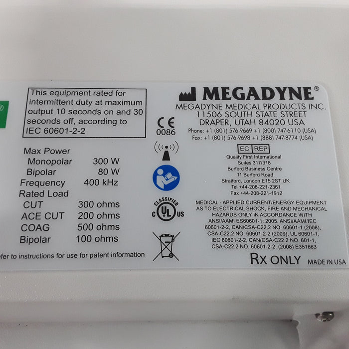 Megadyne Mega Power Electrosurgical Unit