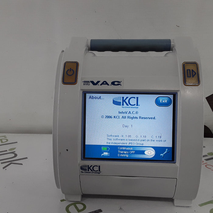 KCI VAC ATS Negative Pressure Wound Therapy System