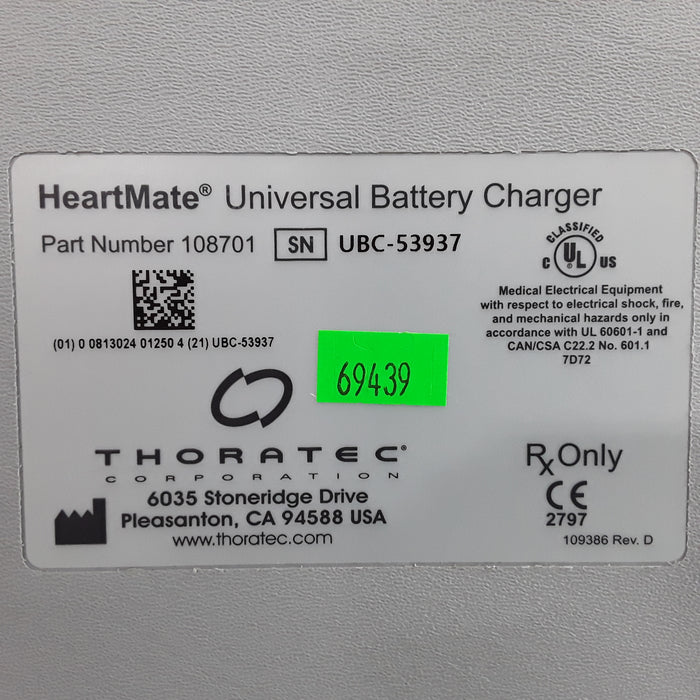 Thoratec Mobile Power Unit Heartmate Charger
