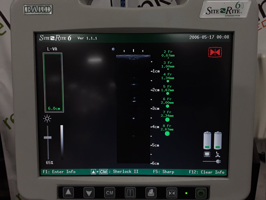 Bard Medical Site Rite 6 Ultrasound