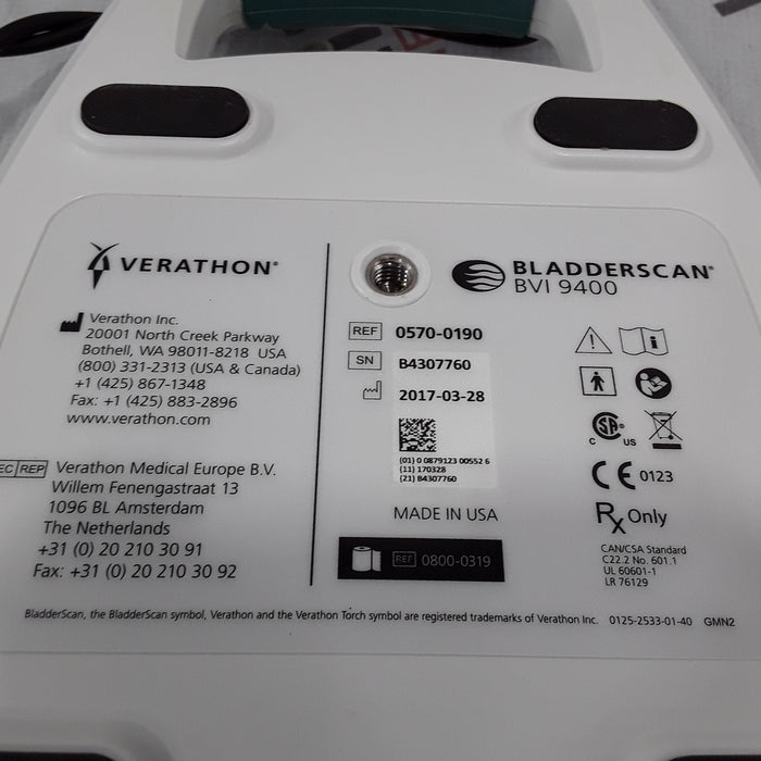 Verathon Medical, Inc BVI 9400 Bladderscan