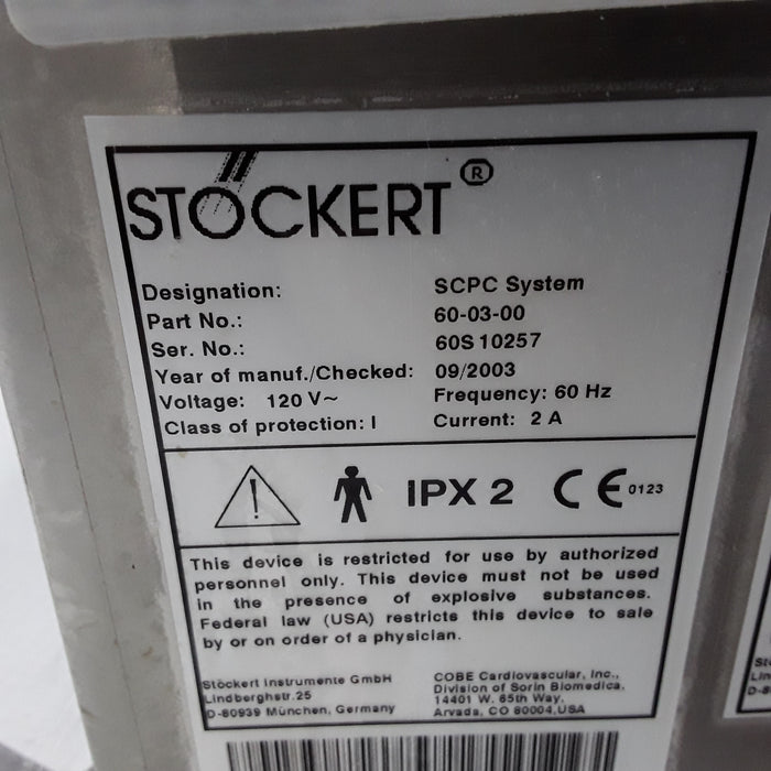 Stockert 60-03-75 SCPC System