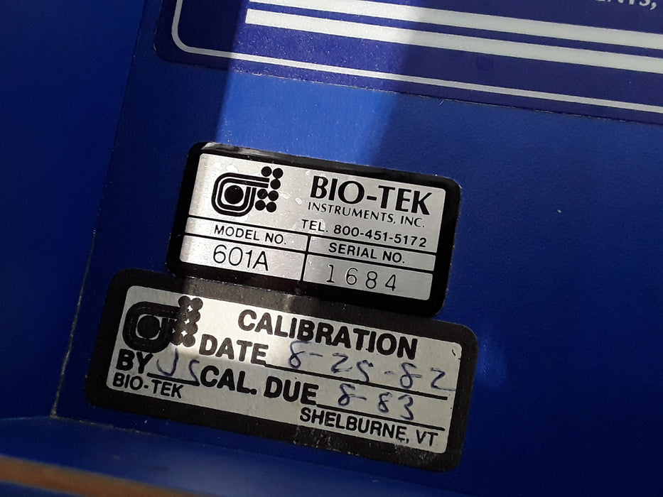 Bio-Tek Instruments 601A Blood Pressure Systems