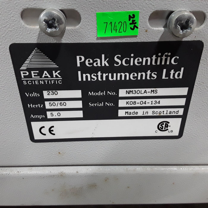 Peak Scientific NM30LA-MS Lab Nitrogen Generator