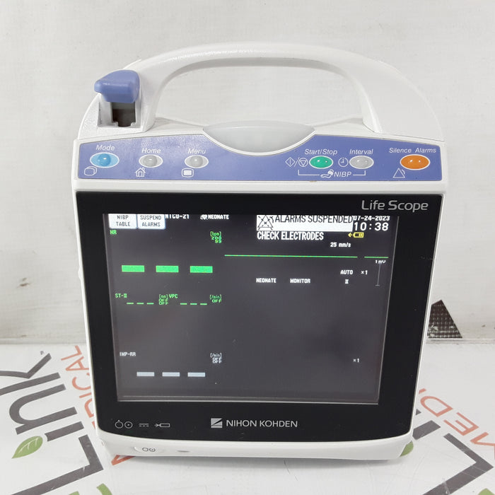 Nihon Kohden BSM-1733 Life Scope PT Transport Patient Monitor