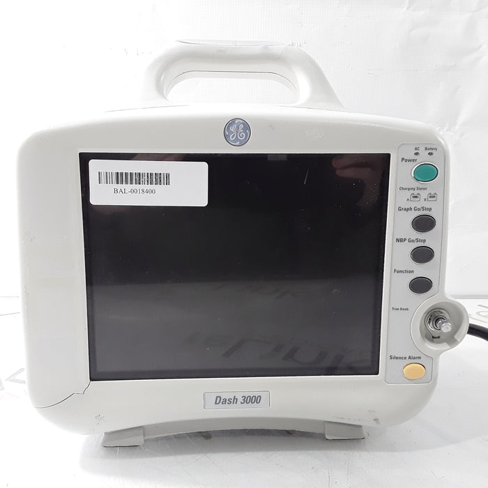 GE Healthcare Dash 3000 - GE/Nellcor SpO2 Patient Monitor