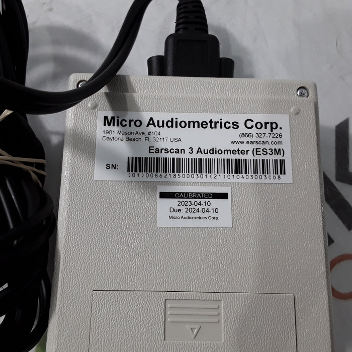 Micro Audiometrics Earscan 3 Audiometer