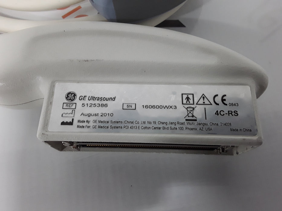GE Healthcare 4C-RS Ultrasound Transducer