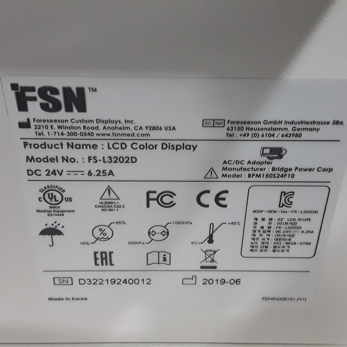 Foreseeson Custom Displays FS-L3202D LCD Color Display