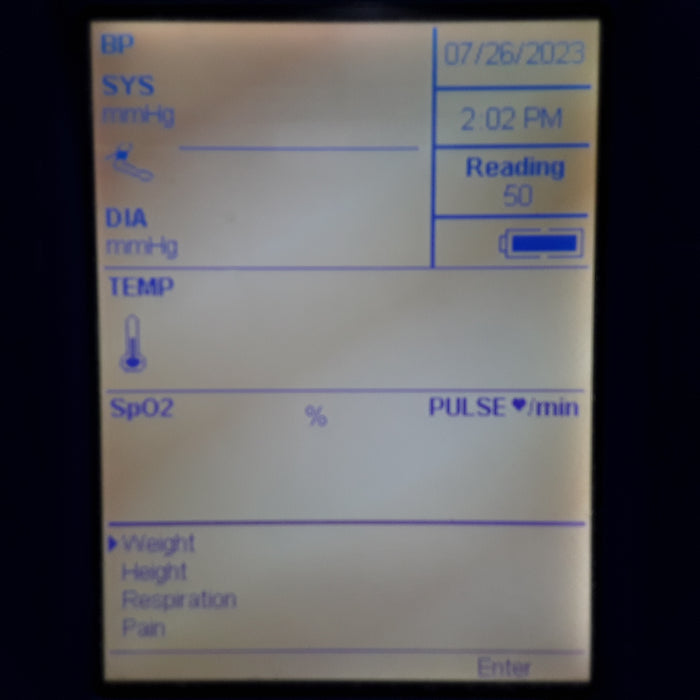 Welch Allyn Spot LXi - NIBP, SureTemp Plus, Nellcor SpO2 Vital Signs Monitor