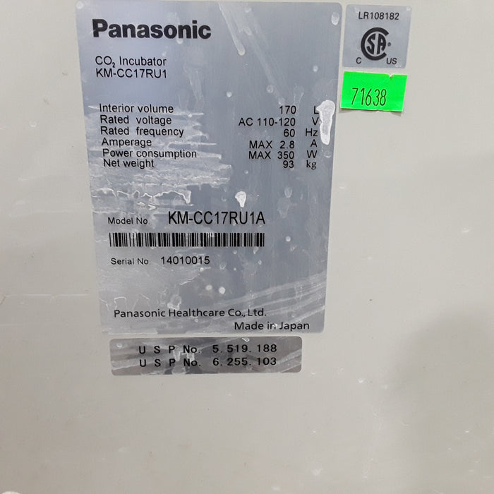 Panasonic KM-CC17RU1A CO2 Incubator