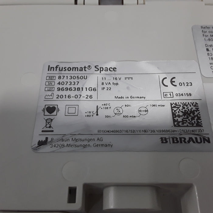 B. Braun Medical Inc. Infusomat Space Infusion Pump