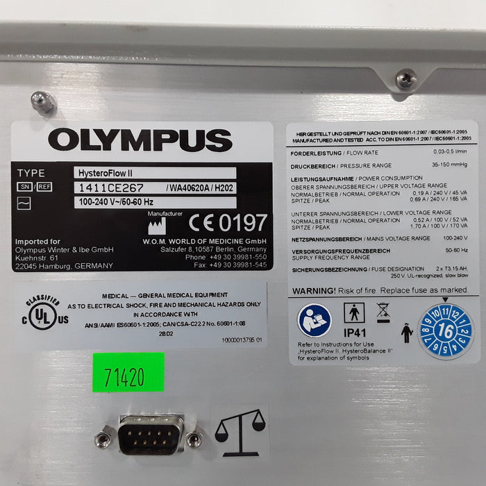 Olympus HysteroFlow II Irrigation + suction fluid management system
