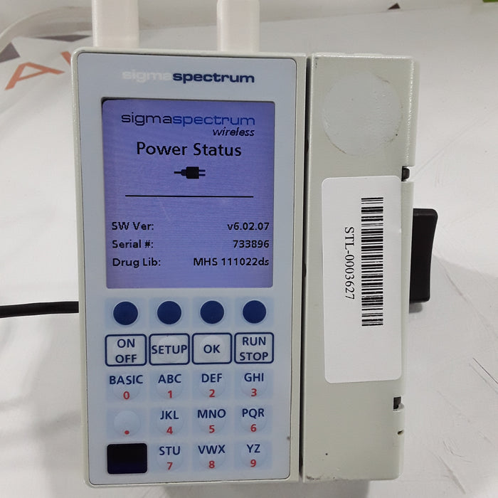 Baxter Sigma Spectrum 6.02.07 with A/B/G/N Battery Infusion Pump