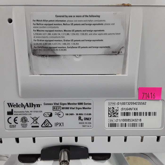 Welch Allyn Connex Vital Signs Monitor