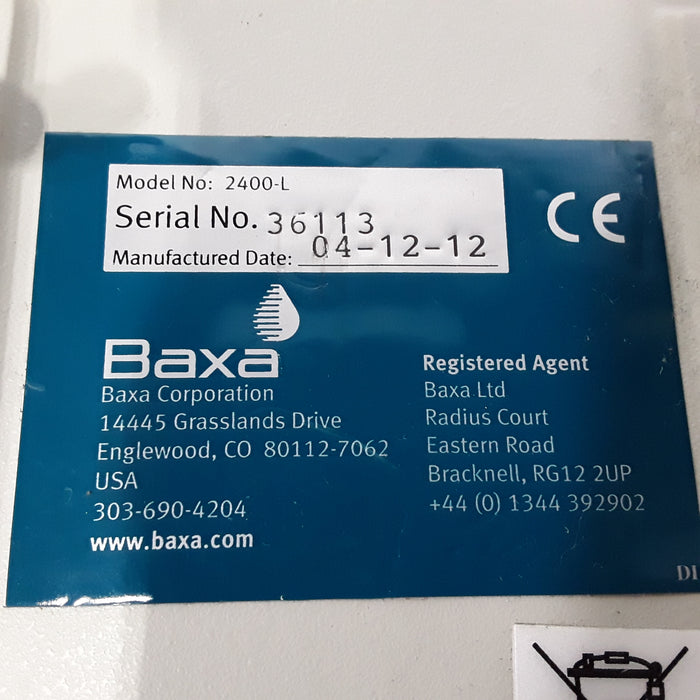 Baxa Corporation 2400 ExactaMix Automated Compounding System