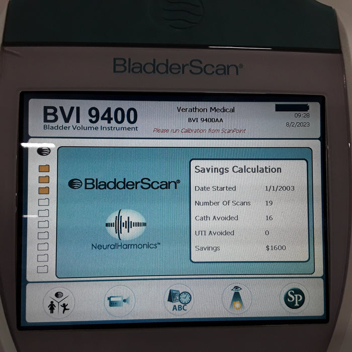 Verathon Medical, Inc BVI 9400 Bladderscan