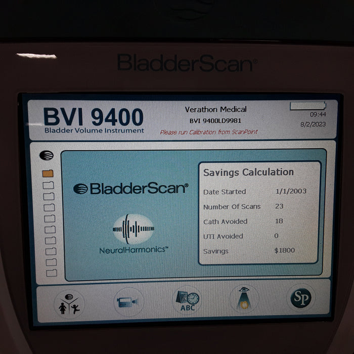 Verathon Medical, Inc BVI 9400 Bladderscan