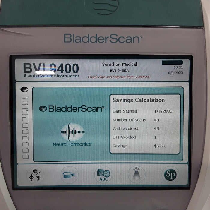 Verathon Medical, Inc BVI 9400 Bladderscan