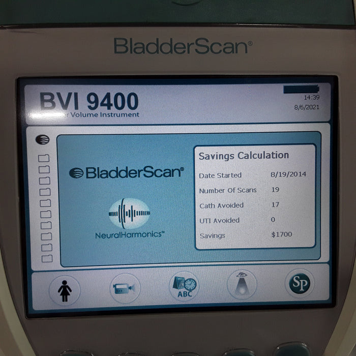 Verathon Medical, Inc BVI 9400 Bladderscan