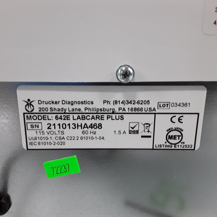 Drucker Diagnostics 642E Centrifuge