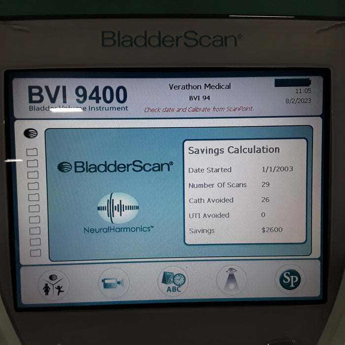 Verathon Medical, Inc BVI 9400 Bladderscan