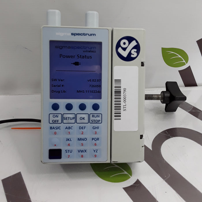 Baxter Sigma Spectrum 6.02.07 with A/B/G/N Battery Infusion Pump