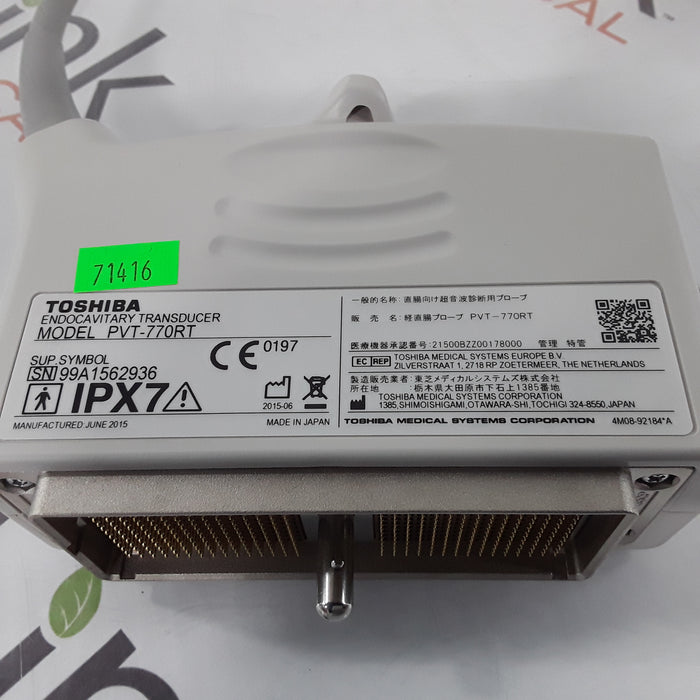 Toshiba PVT-770RT Endocavity Transducer