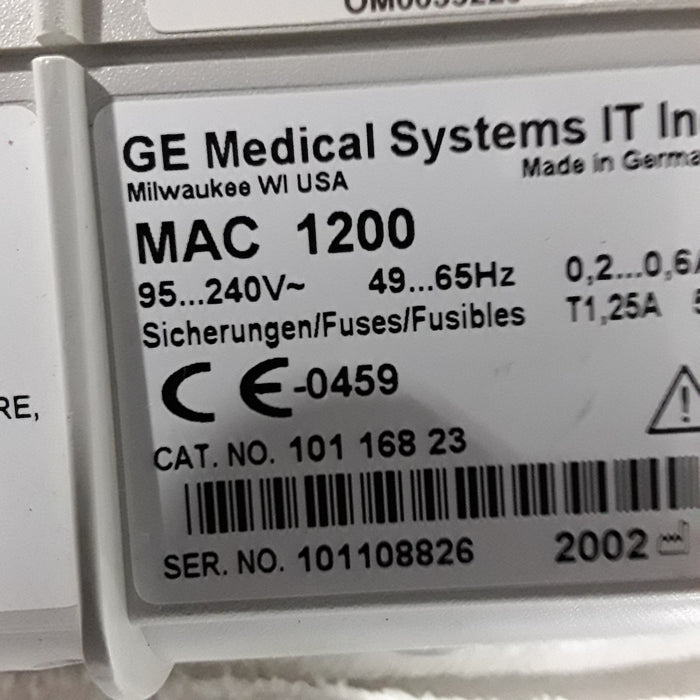 GE Healthcare MAC 1200 ECG/EKG System
