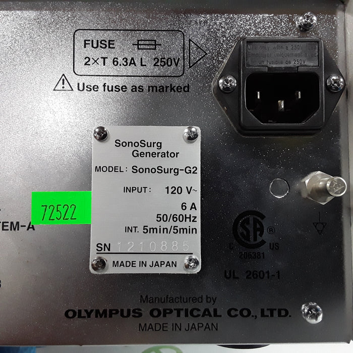 Olympus SonoSurg G2 Ultrasonic Generator