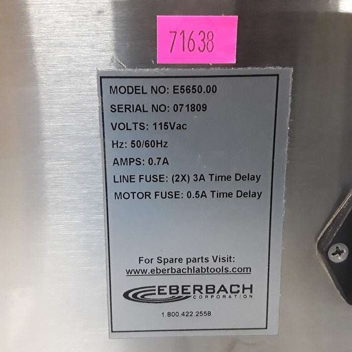 Eberbach Corp E5650.00 Benchtop Reciprocal Shaker