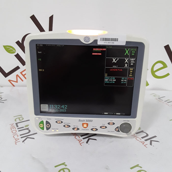 GE Healthcare Dash 5000 - GE/Nellcor SpO2 Patient Monitor