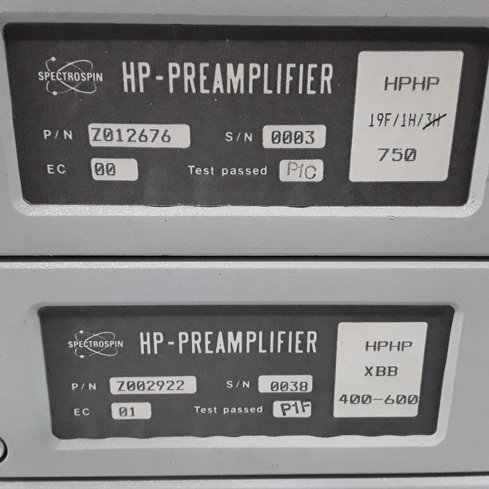 Bruker NMR 400 Z032522 Z002669 Z002523 HP-PREAMPLIFIER