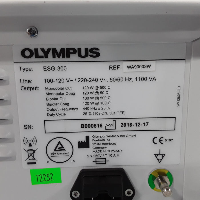 Olympus ESG-300 Electrosurgical Unit