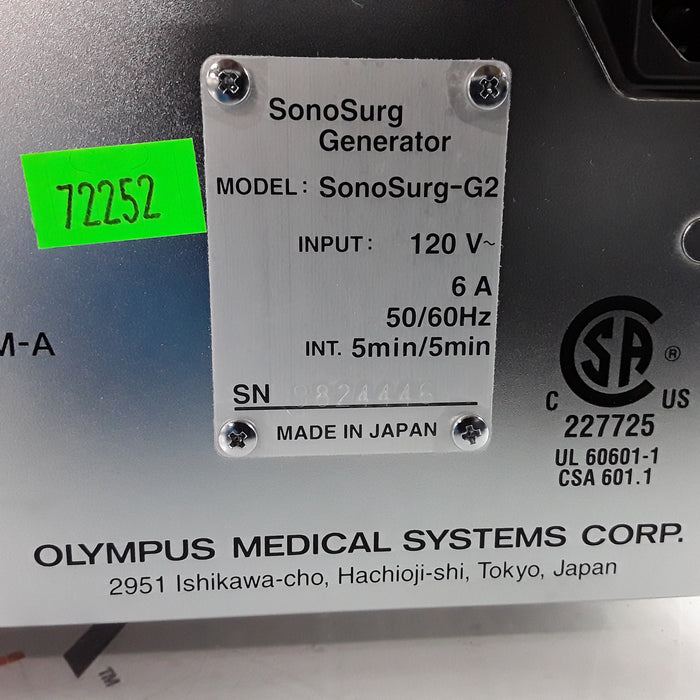 Olympus SonoSurg G2 Ultrasonic Generator