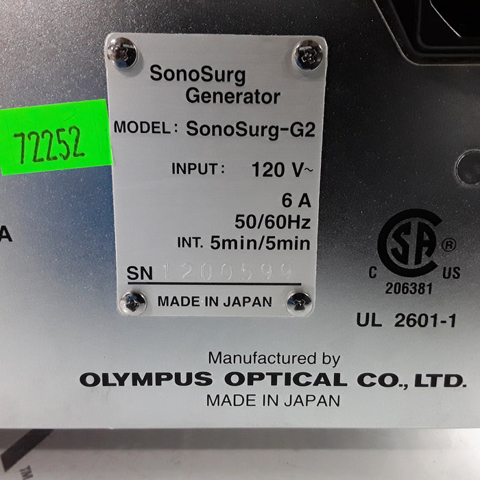 Olympus SonoSurg G2 Ultrasonic Generator