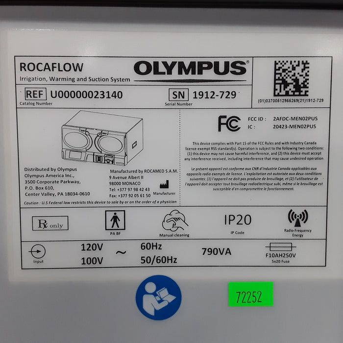 Olympus Rocaflow Fluid Management System