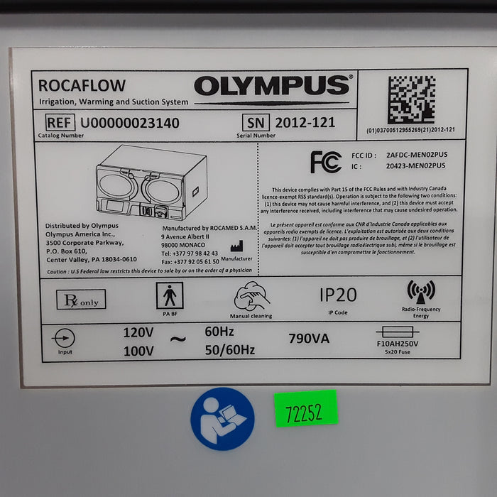 Olympus Rocaflow Fluid Management System