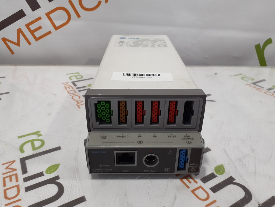 GE Healthcare TRAM 451N Multiparameter Module - Nellcor SpO2