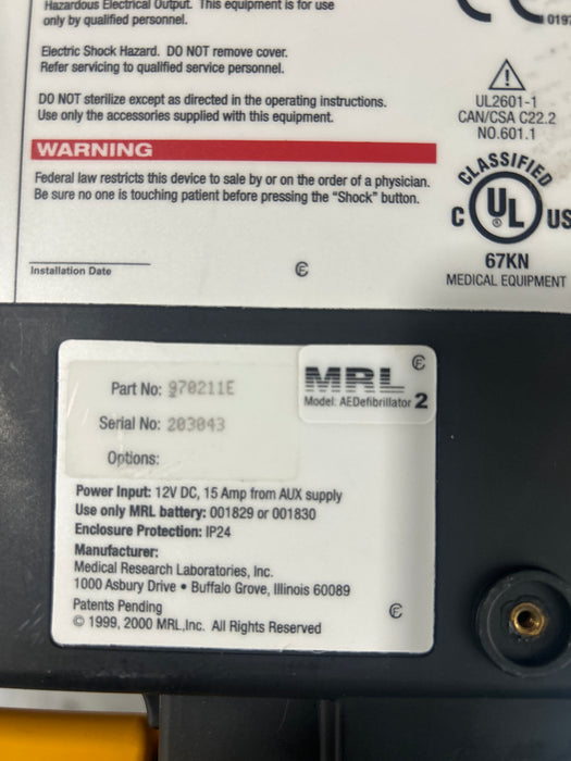 MRL AEDefbrillator 2