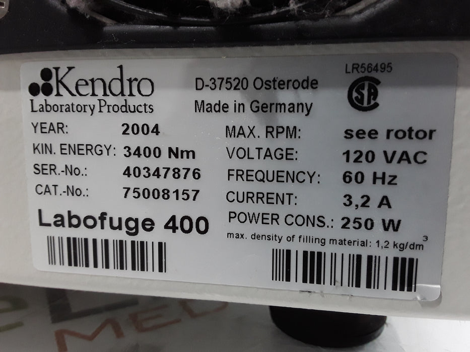 Kendro Labs Labofuge 400 Centrifuge