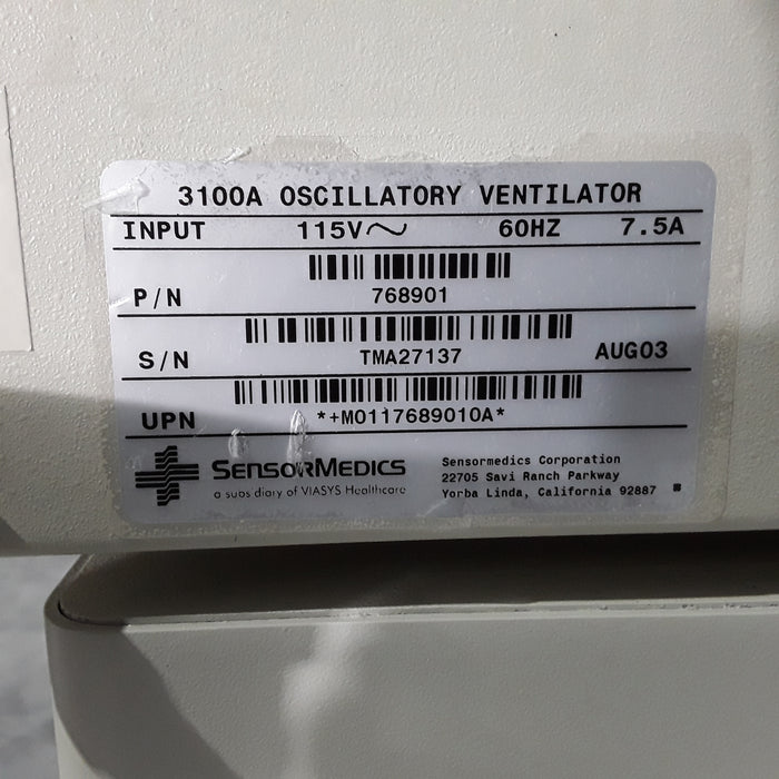 CareFusion SensorMedics 3100A Oscillatory Ventilator