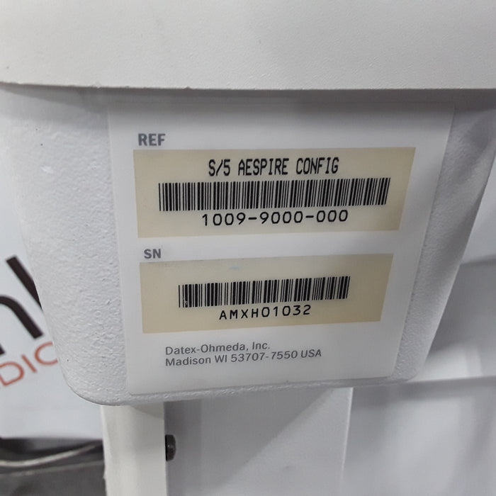 Datex-Ohmeda S/5 Aespire w/7100 Vent Anesthesia Machine