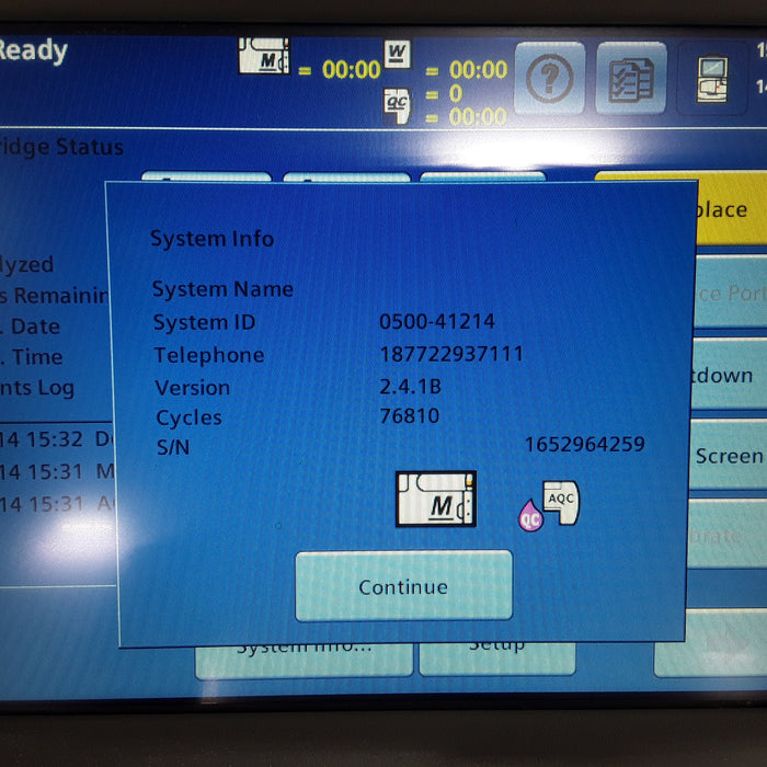 Siemens Rapidpoint 500 Blood Gas Analyzer