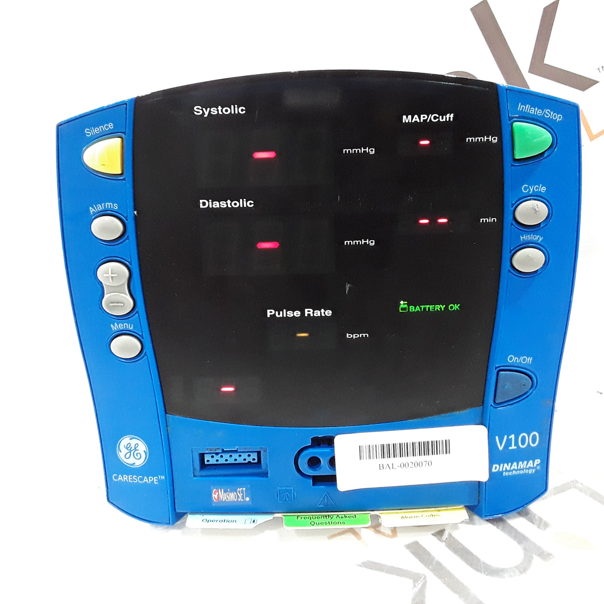 Dinamap Carescape Vital Signs Monitor