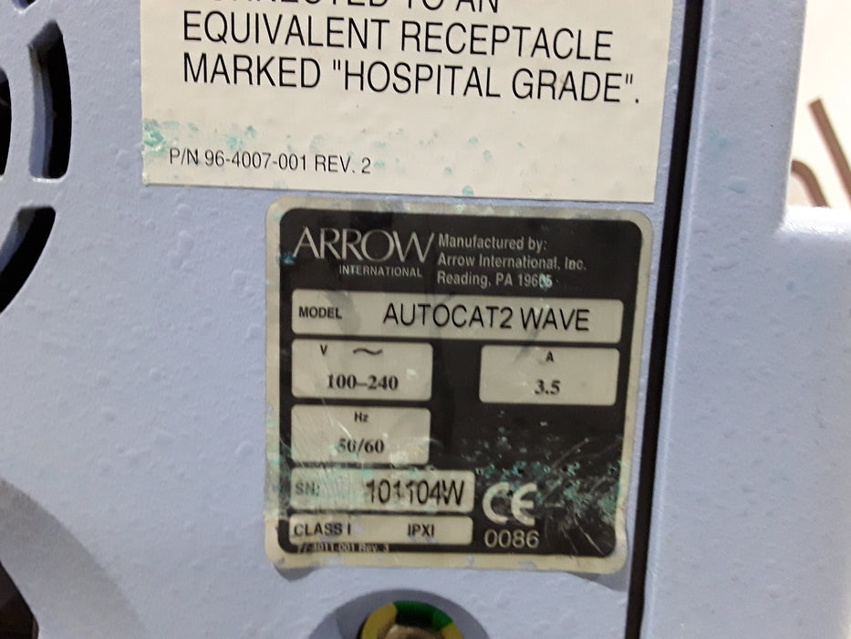 Arrow International AutoCat2 Wave IABP Intra-Aortic Ballon Pump